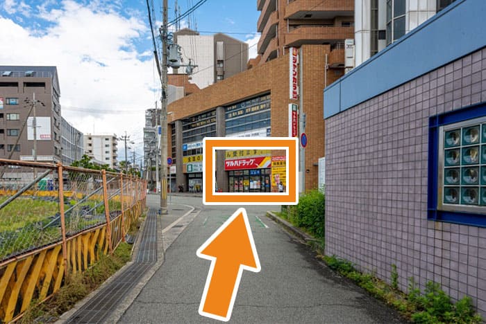 クリニックへの道順6